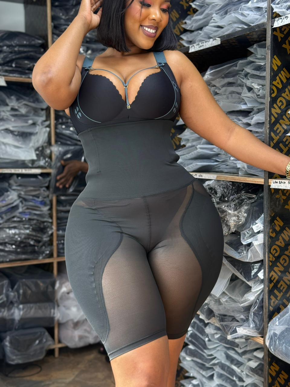 Breathable high waist hips dip solution shorts