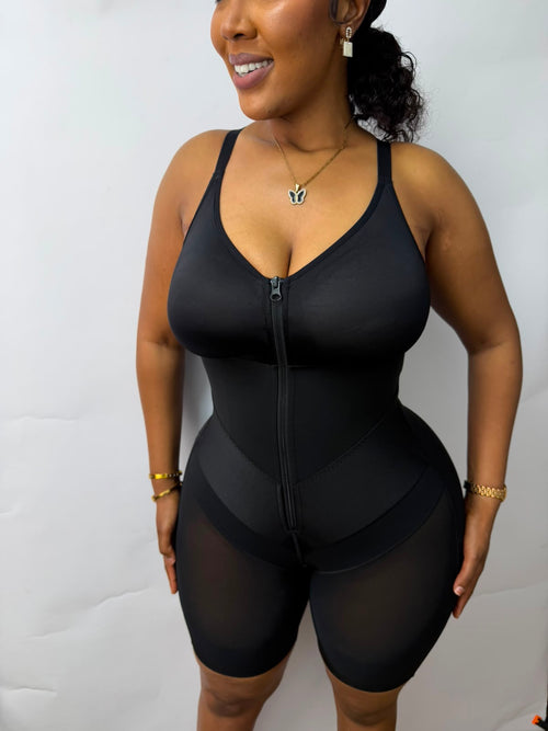 Breathable seamless comfortable full Faja with a Bra