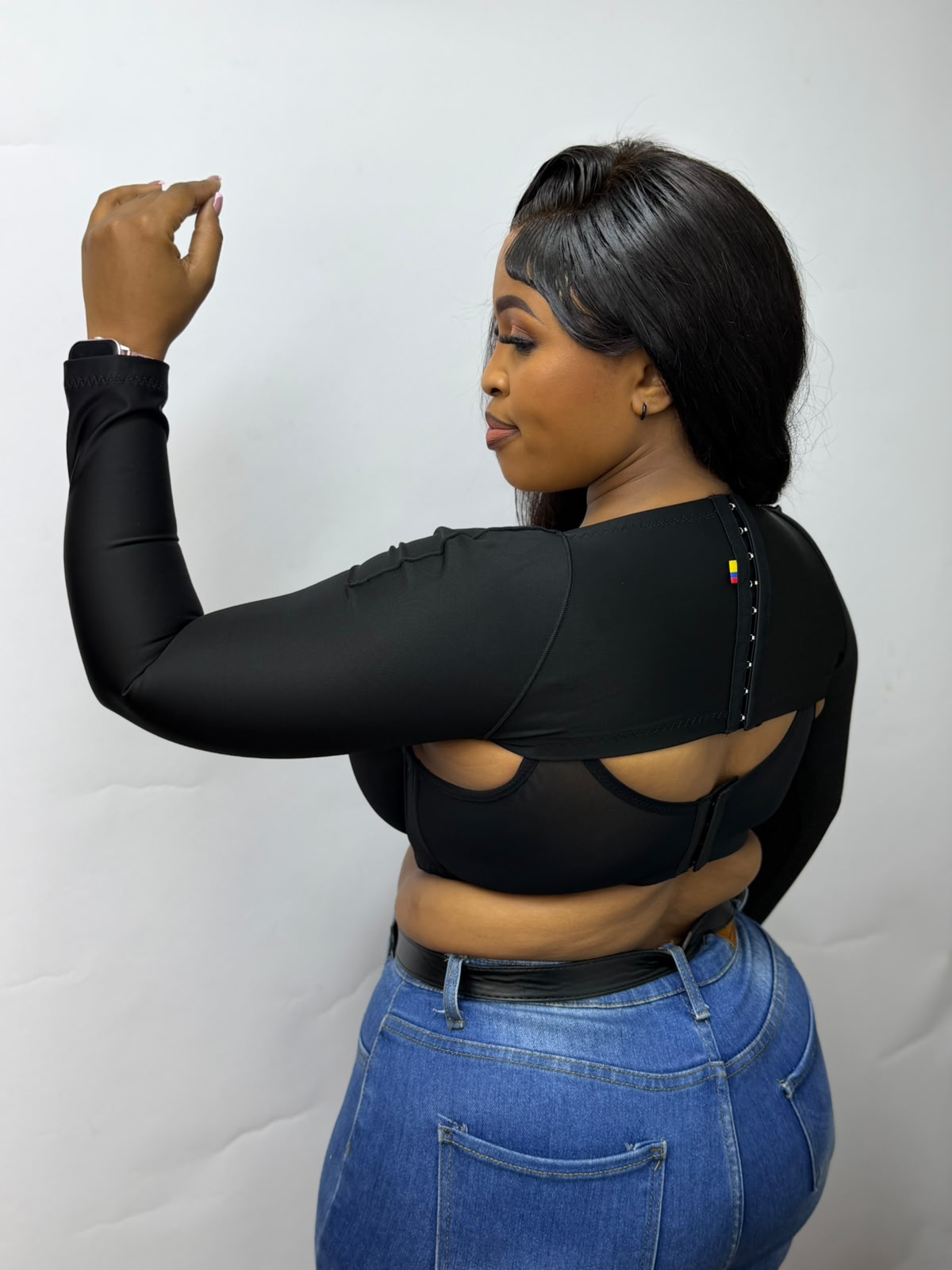 Colombian post surgical  Arms compression garment