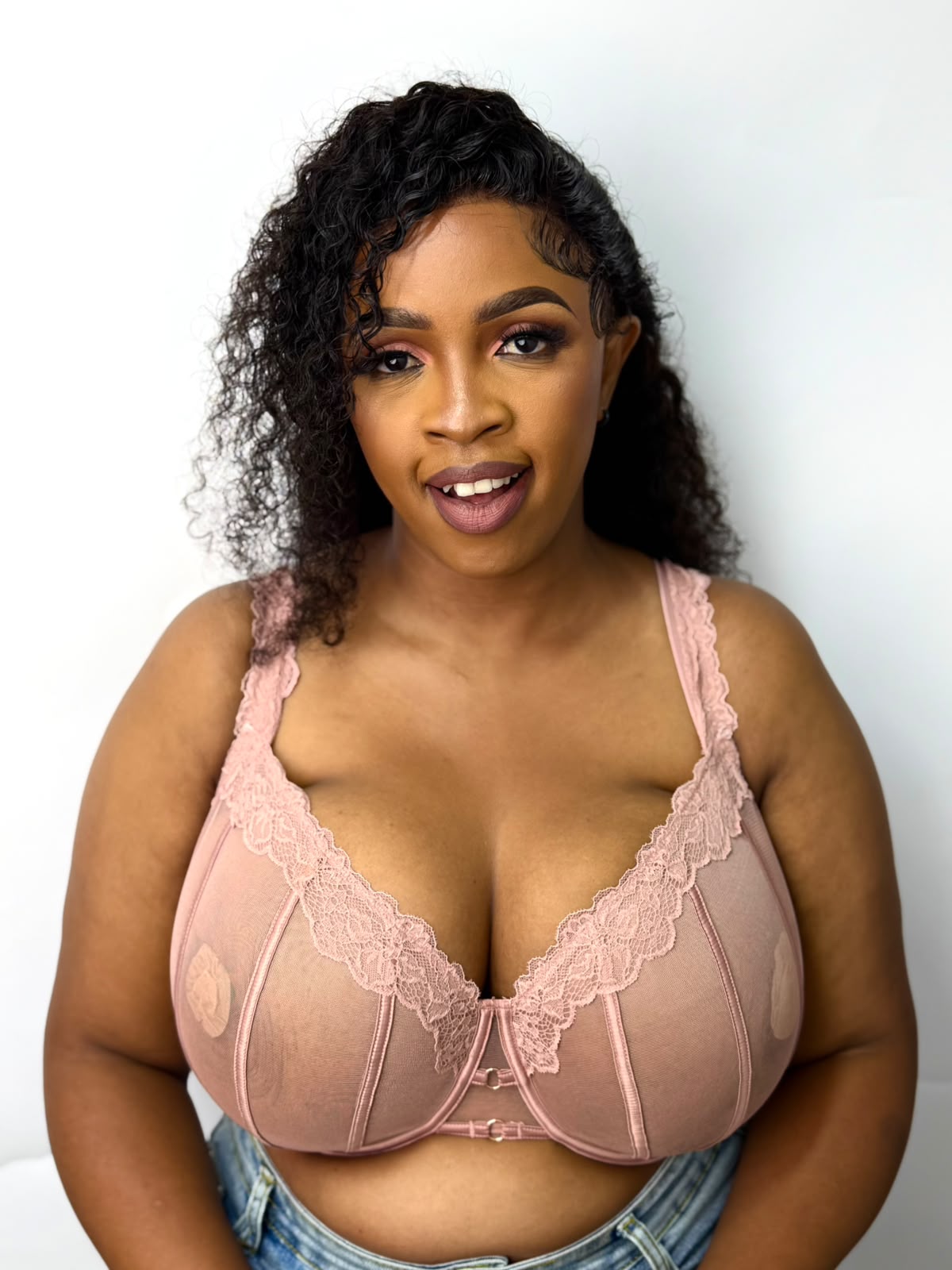 Non padded wired bra