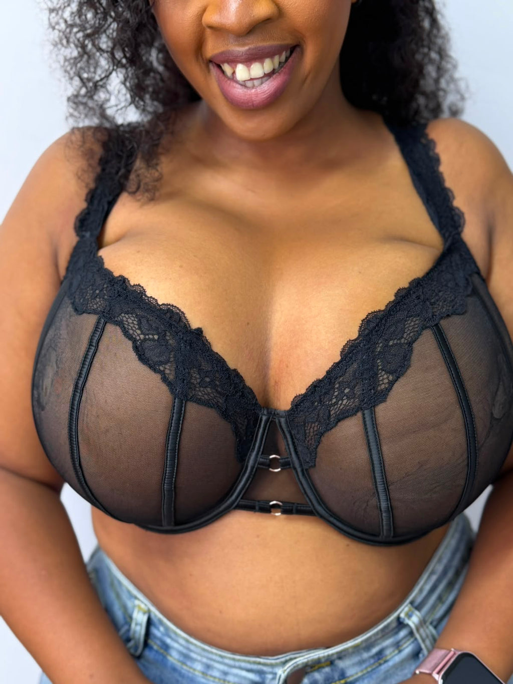 Non padded wired bra