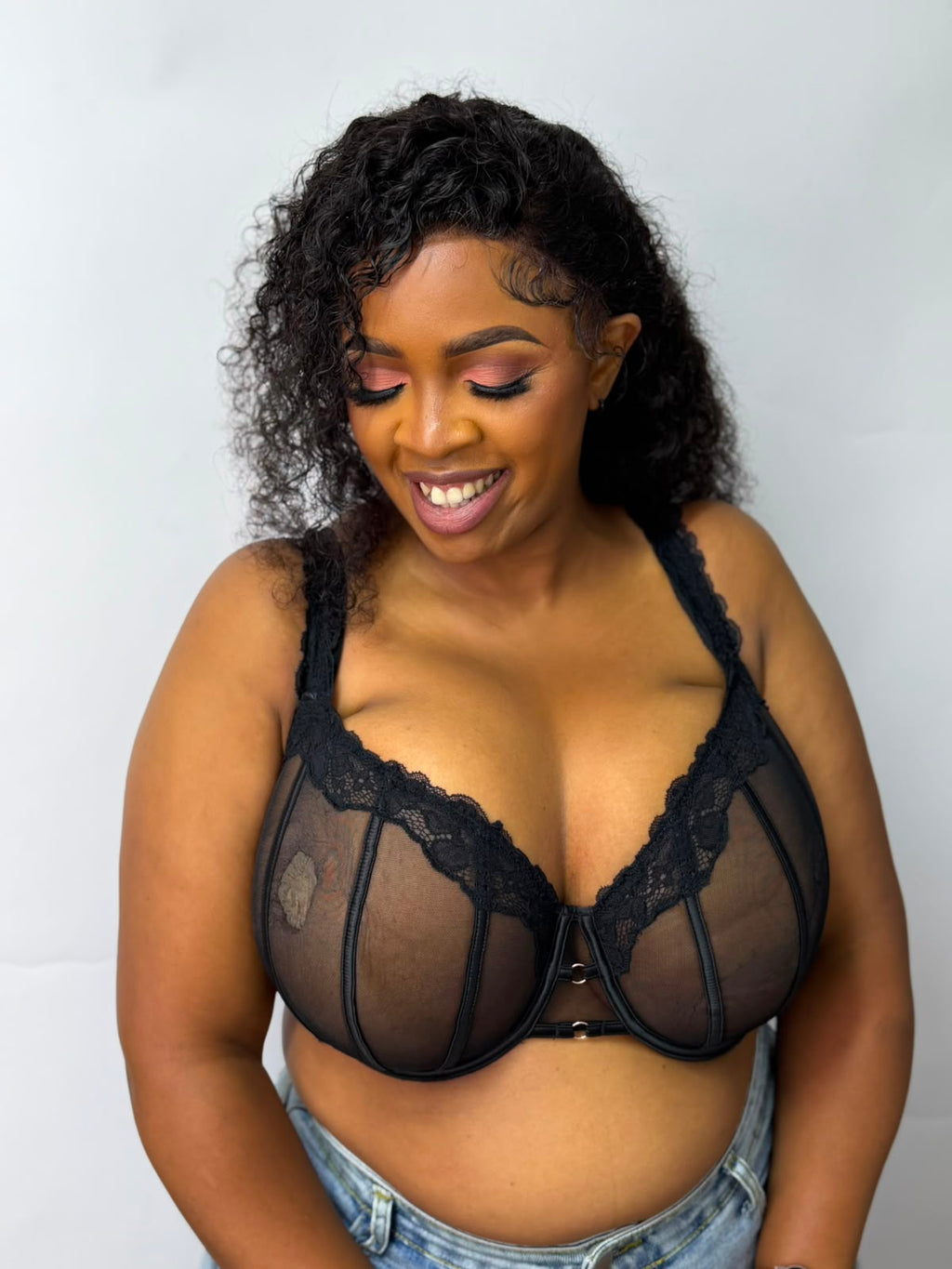 Non padded wired bra