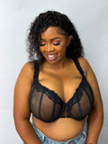 Non padded wired bra
