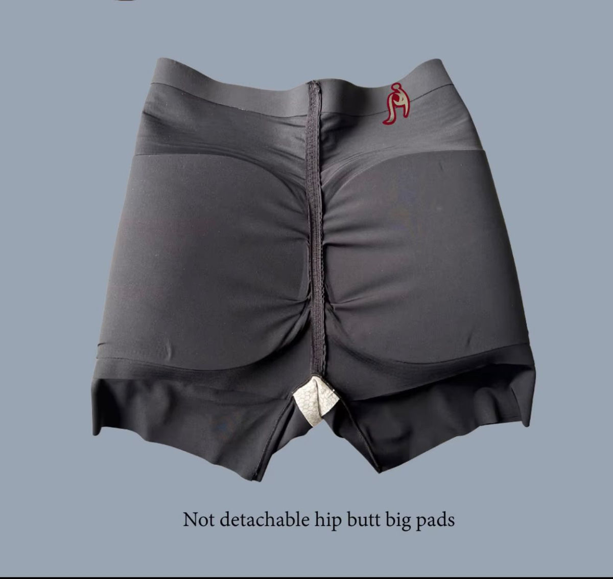 Seamless hips and bum short with non removable padding