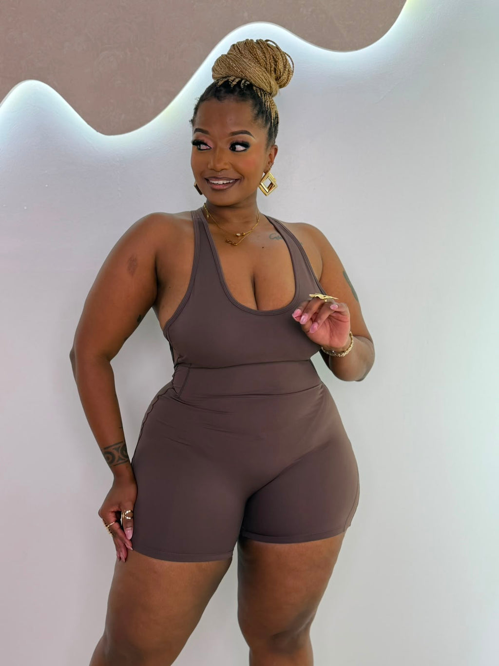 New Short Jumpsuit Shapewear