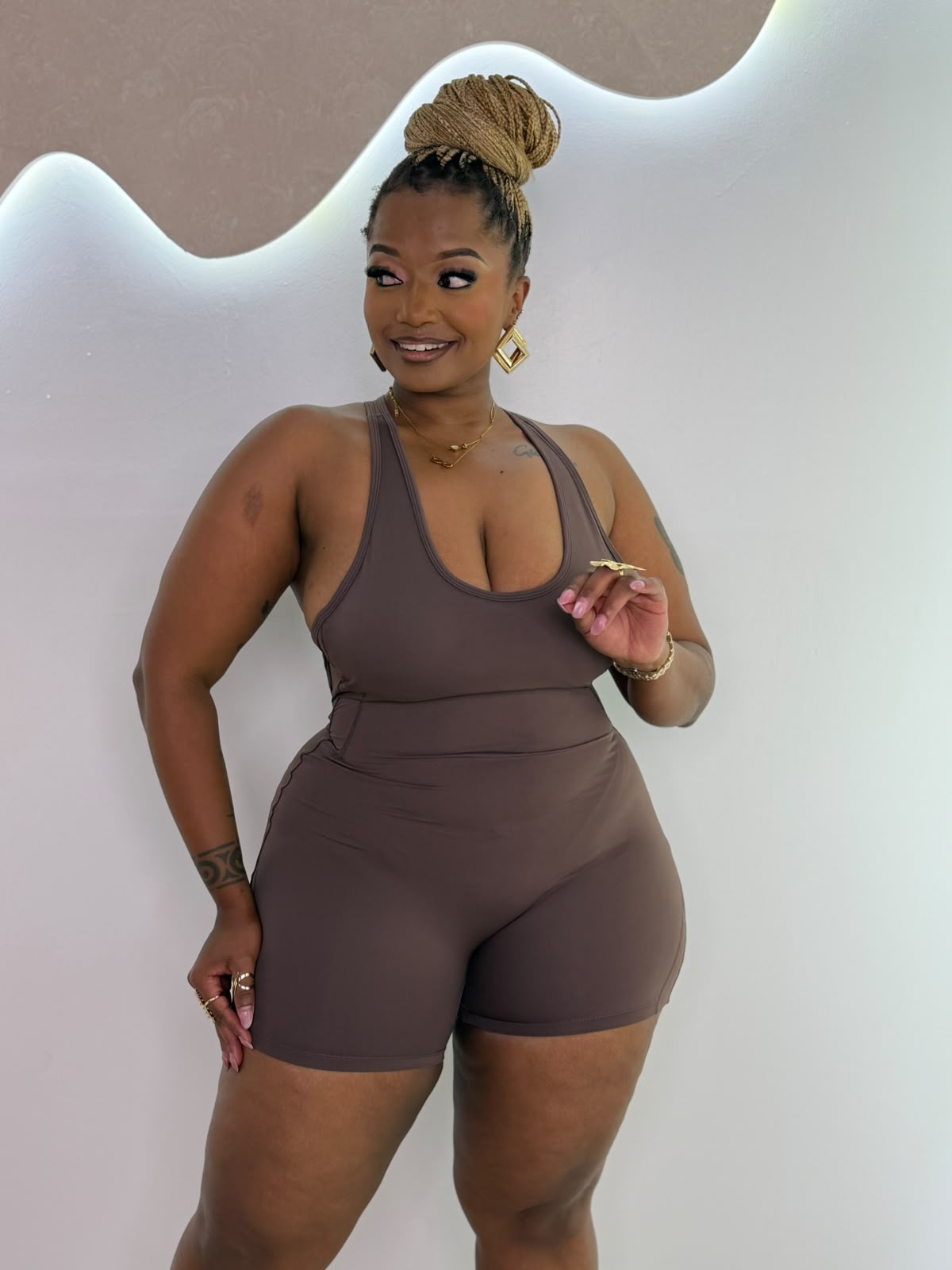 New Short Jumpsuit Shapewear