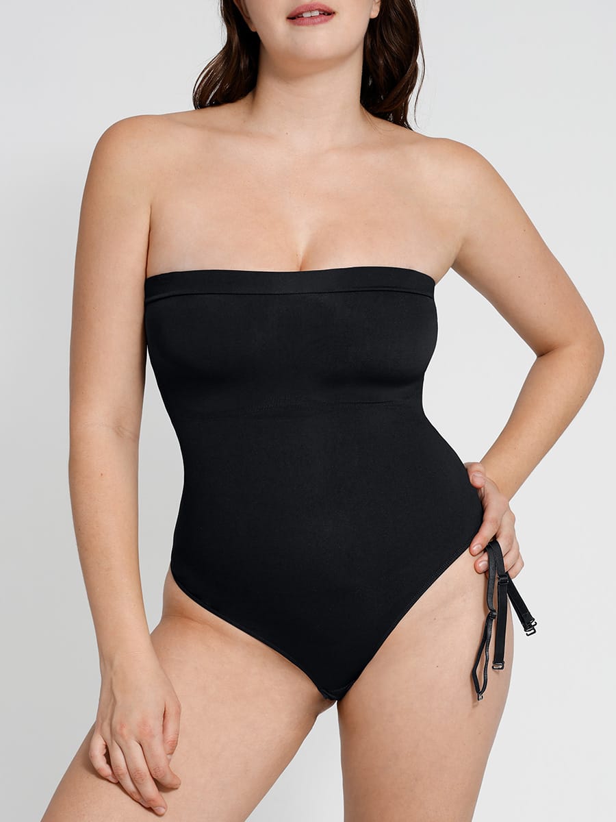 Strapless Thong Bodysuit shapewear