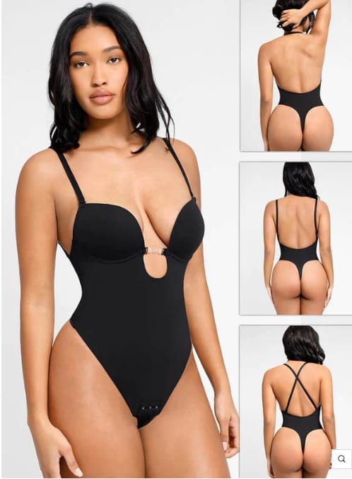 Uplunged Low back Thong Bodysuit shapewear