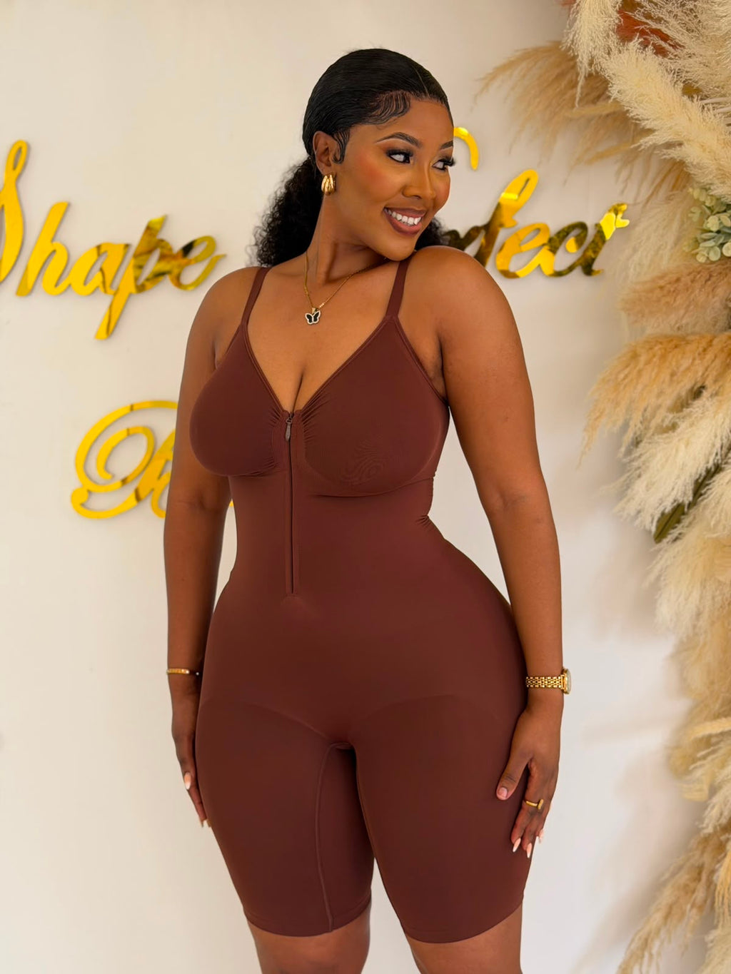 Zipper seamless Full Body shaper