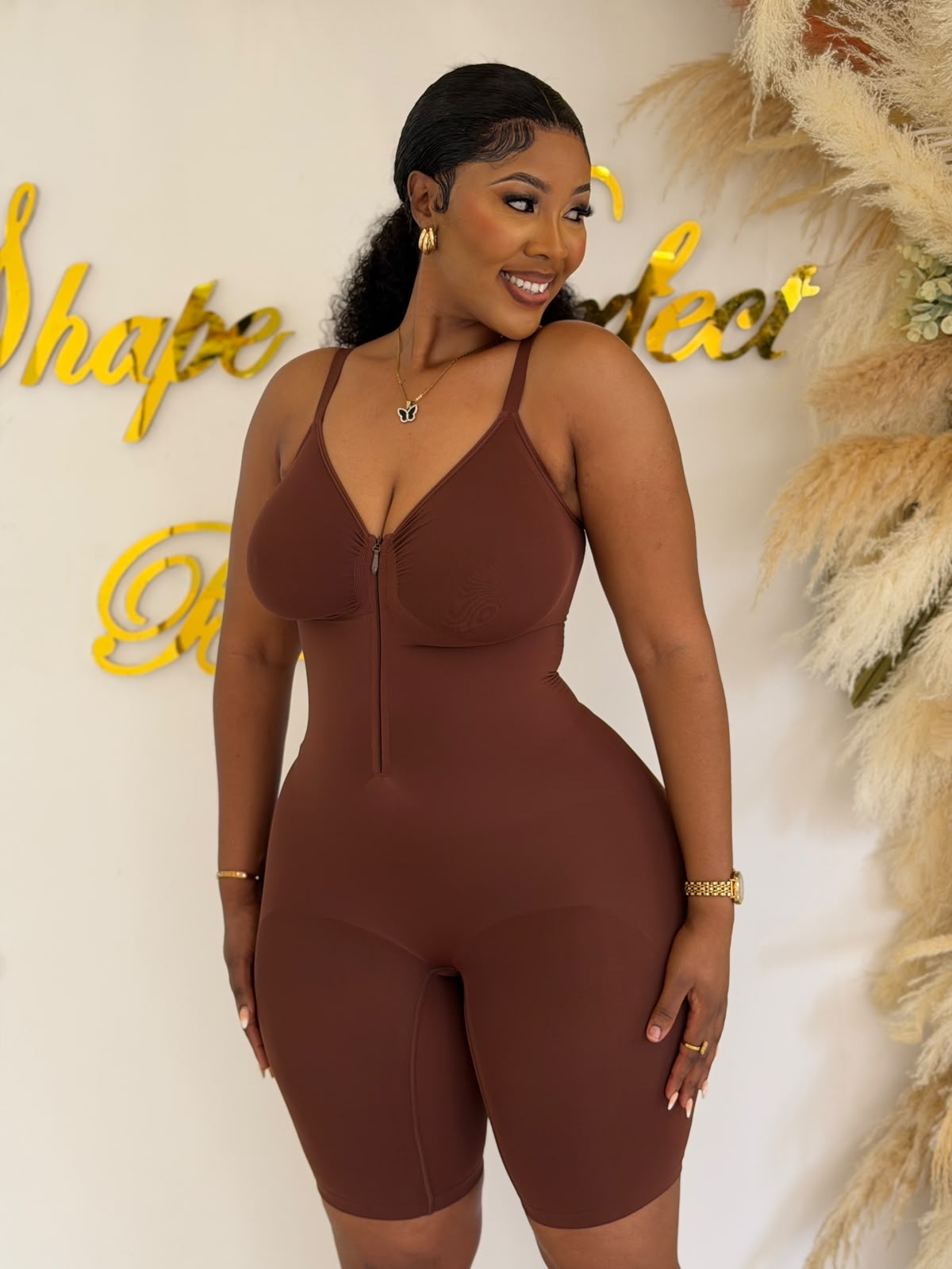 Zipper seamless Full Body shaper