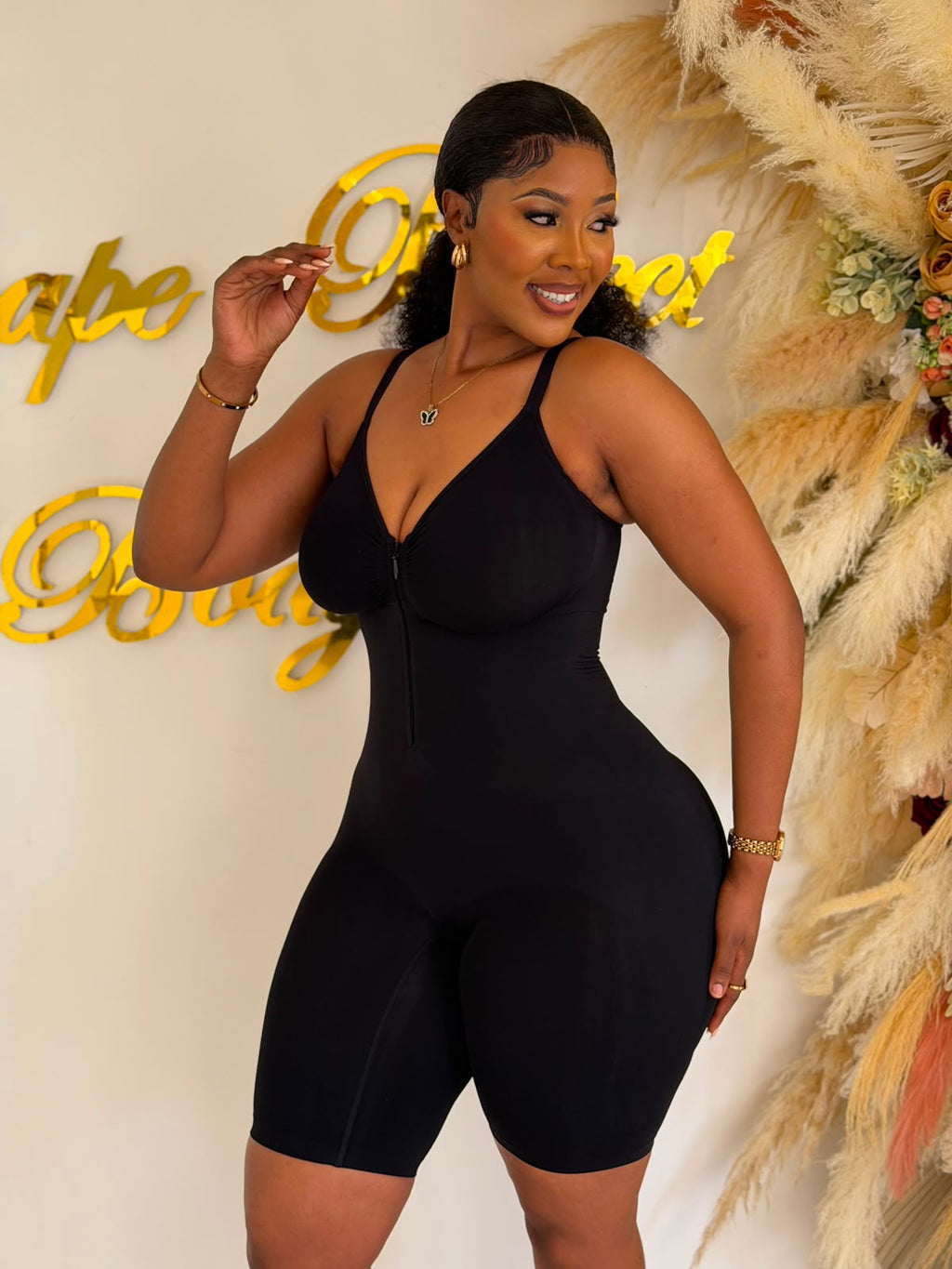 Zipper seamless Full Body shaper