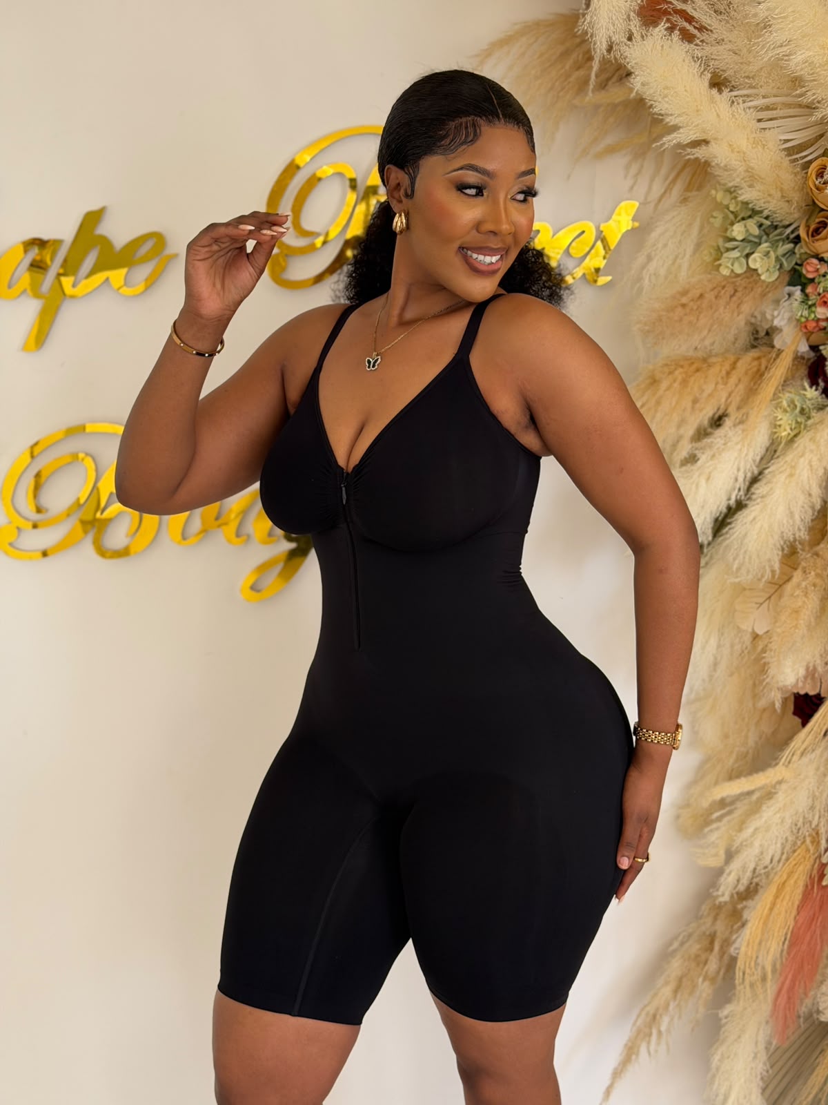 Zipper seamless Full Body shaper