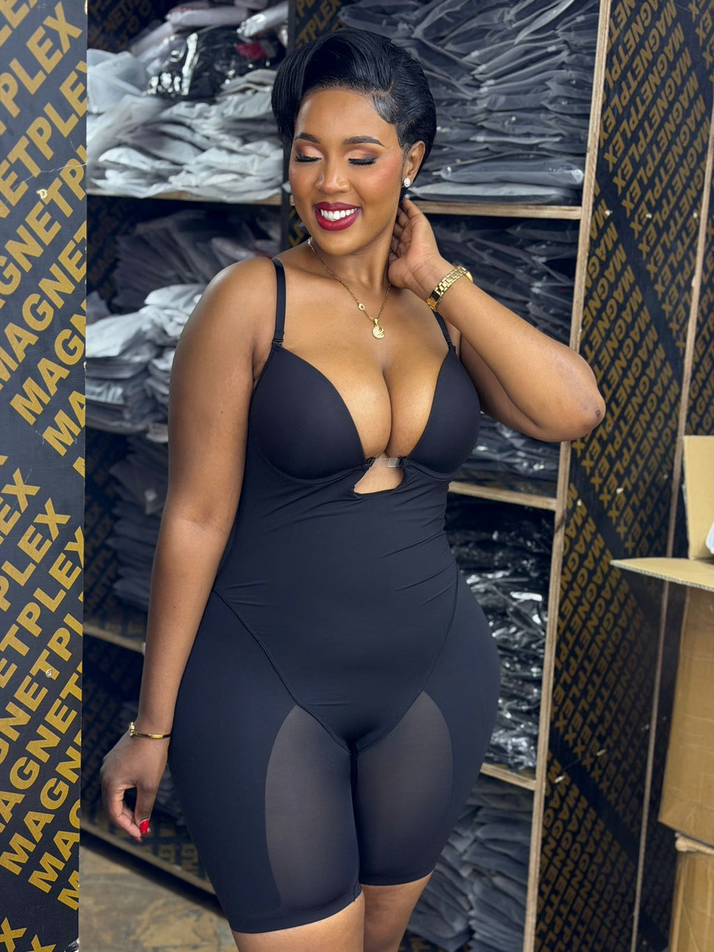 Uplunged low back hips and bum enhancer