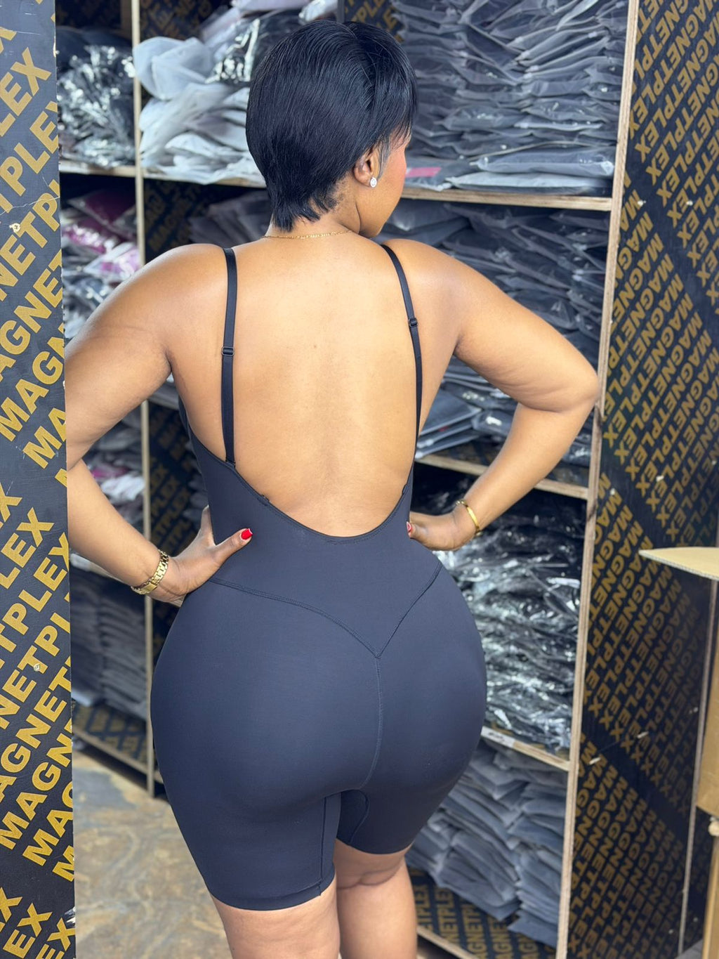 Uplunged low back hips and bum enhancer