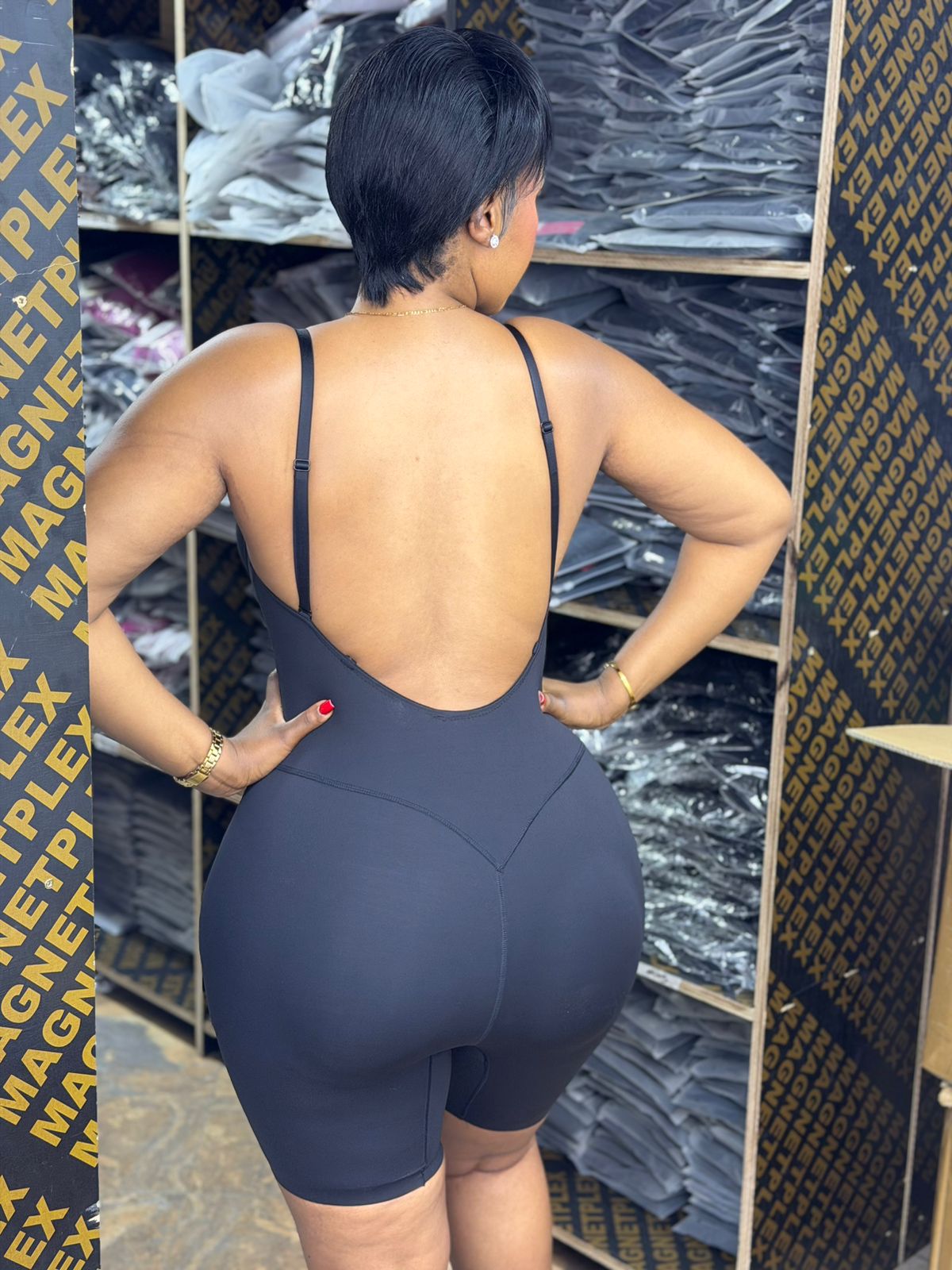 Uplunged low back hips and bum enhancer