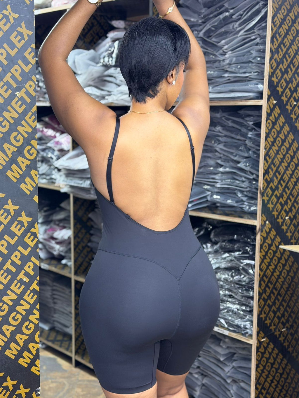 Uplunged low back hips and bum enhancer