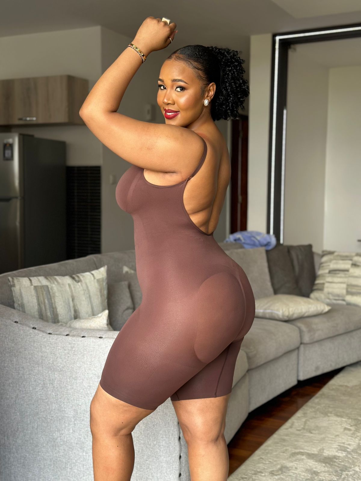 Low back seamless full body shaper